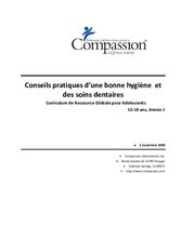 Hygiene 15-18 ans Année 1