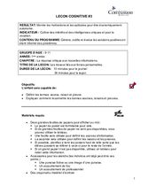 L03 Travaux liés aux forces personnelles   CO 9-11 Yr1