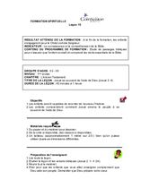 L15 Josué se souvient de l'aide de Dieu