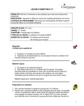 L17 La création d'un projet d'affaire  CO 9-11 Yr1