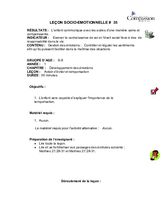 L35 Action d'éviter et temporisation