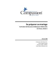 Se préparer au mariage 12-14 ans 1 