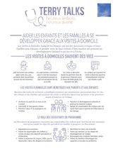 Terry Talks : Aider les Enfants et les Familles à Se Developper Grâce aux Visites à Domicile (Infographie)