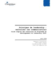 Principes de leadership : maîtriser la communication 