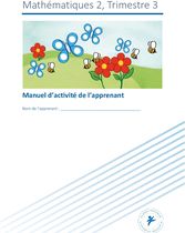 Calculer en toute confiance Guide de l'apprenant Niveau 2 trimestre 3